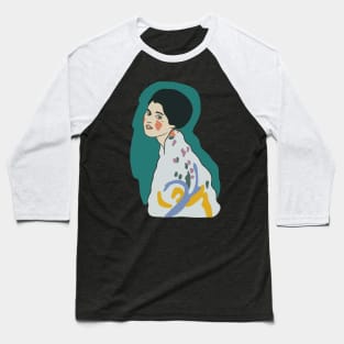 Gustav Klimt - Portrait of a Lady - New Klimt Painting Discovered in the Wall of a Museum Baseball T-Shirt